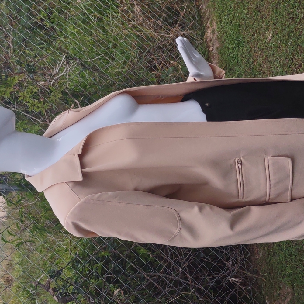 BLUE ICE LADIES LUXURY CUSTOM SUIT BLAZER (TICKET POCKETS) - Picture 11 of 17